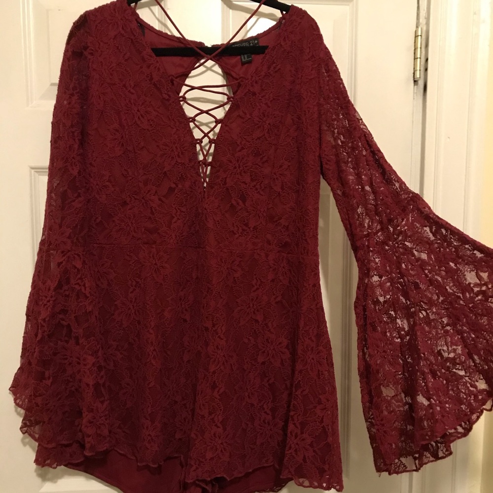 Lace romper
